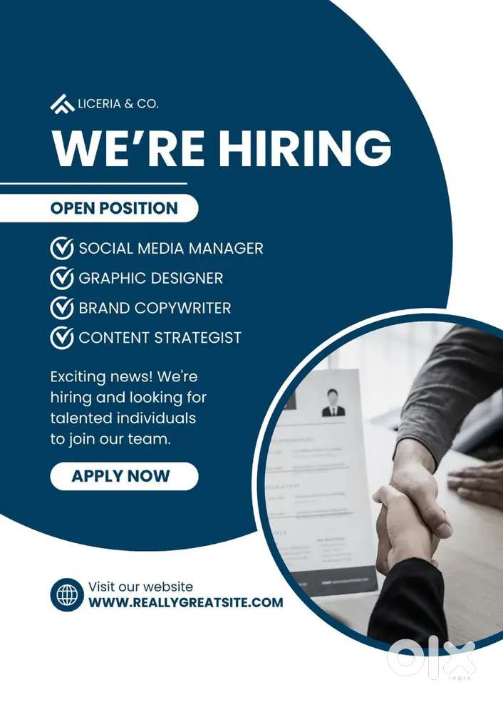 Back office work And data entry