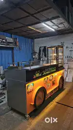 TEA CART JUICE COUNTER PANI PURI COFFEE CHAT GOBI SAMOSA FOOD CART