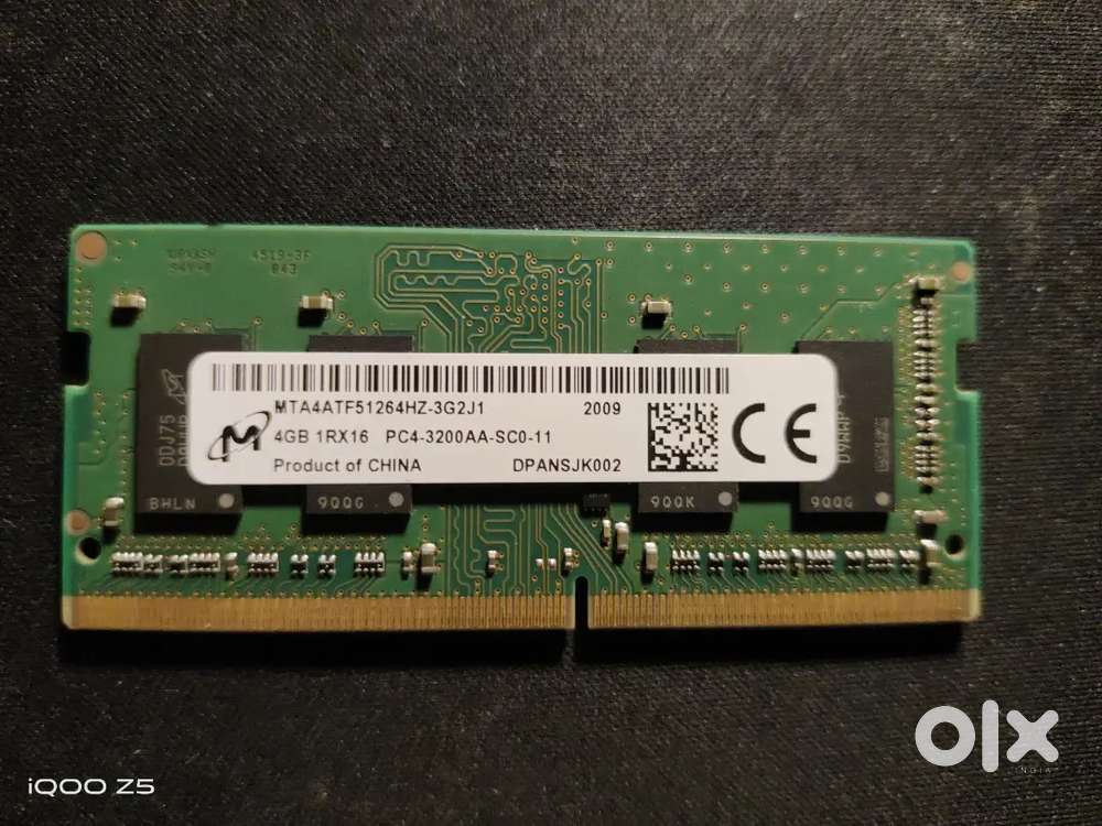 4GB DDR4 3200Mhz Laptop RAM, Negotiable Price