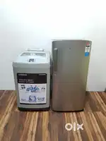 Samsung 190 ltrs refrigerator & Samsung 6.2kg washing machine dhd+$;ei