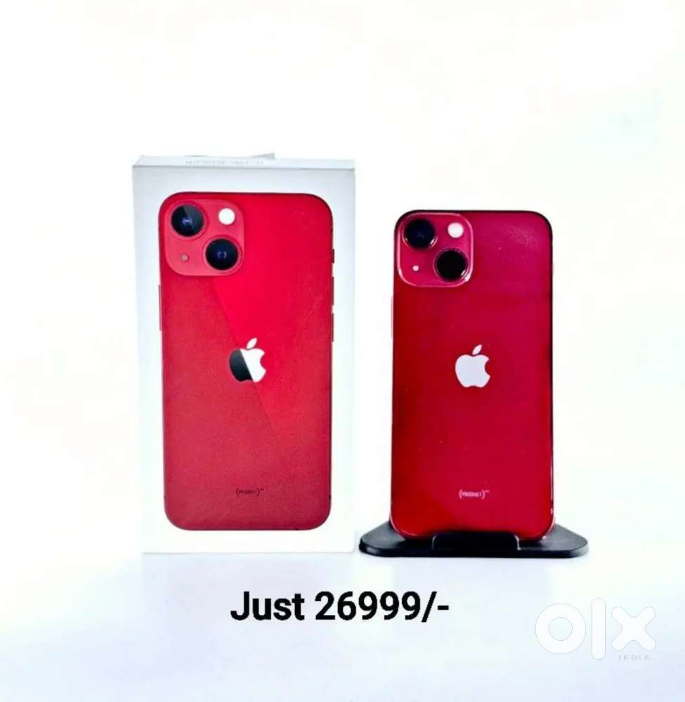 Apple IPhone 13 (128gb)Red Colour with Full Box Kit (BH:81)Low Price