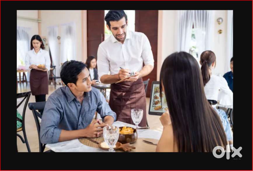 Waiter Job in Restaurant