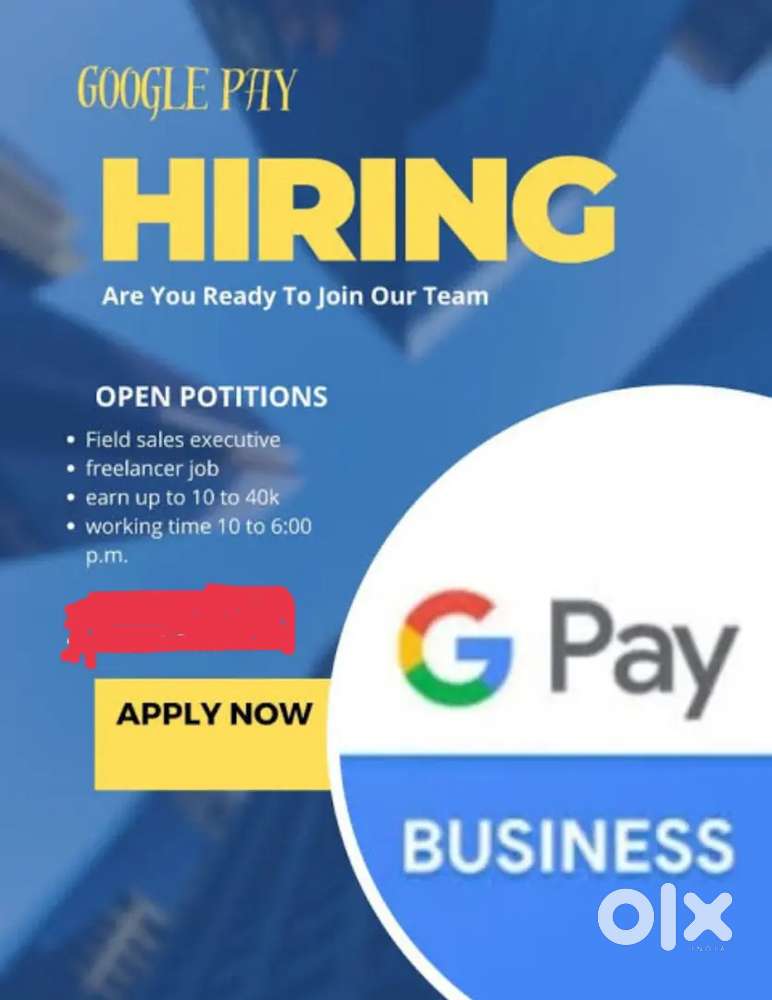 Required Field Sales ExecutivesGoogle Pay BDE