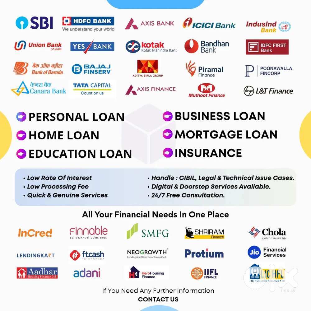Personal Loan, Home Loan or Any Loan