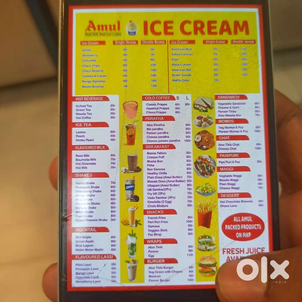 Fast food ,chole bhature , pav bhaji ,