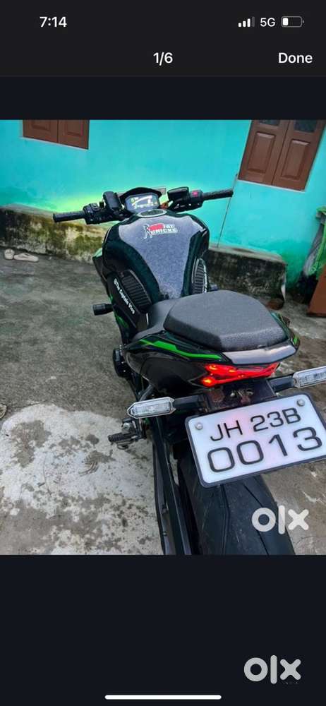 Bike is best condition with vip number .Back tyer is almost new