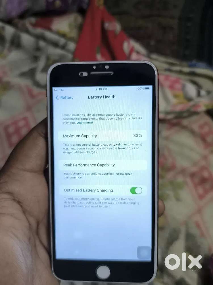 iPhone 7 plus 128 GB Battery  83