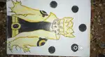 Naruto handmade drawing well coloured and will get you laminated