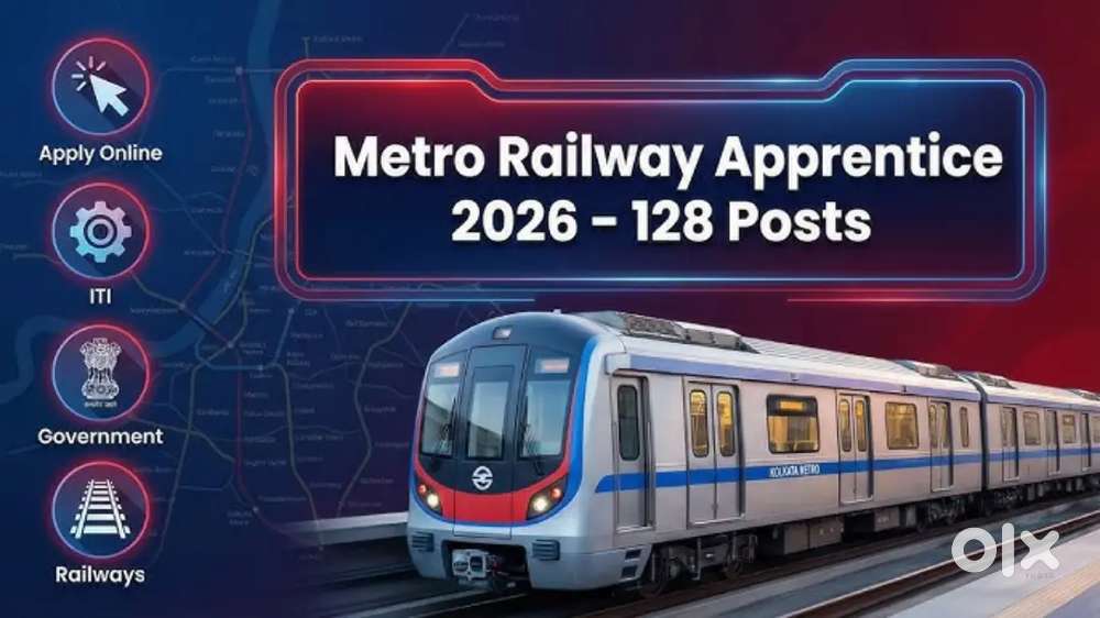 URGENT RECRUITMENT IN KOLKATA METRO RAILWAY MALE AND FEMALE BOTH CALL