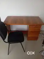 Table, chair, Mattress