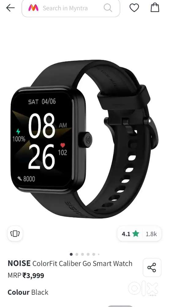 Noice colourfit caliber go Smart whatch