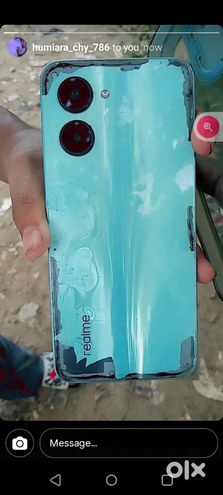 Realme c33 4gb+1 ram 64 gb rom