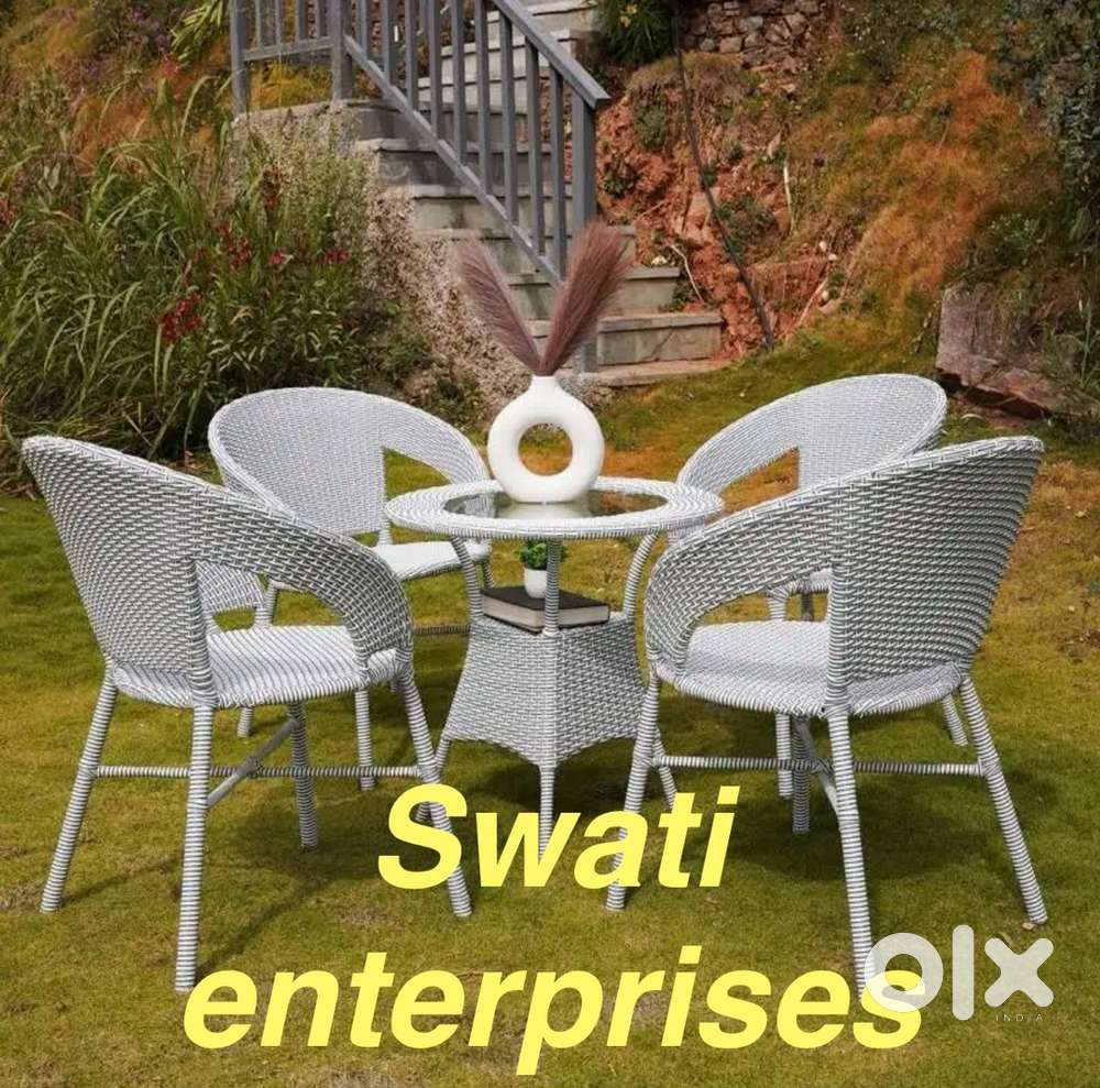New outdoor table chair set outdoor restaurant cafe garden furniture