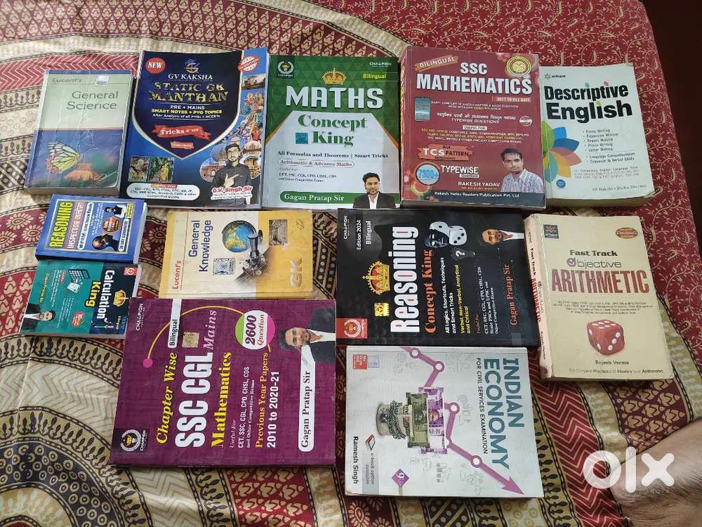 Valuable books for Government Job Preparation mainly SSC and Railways