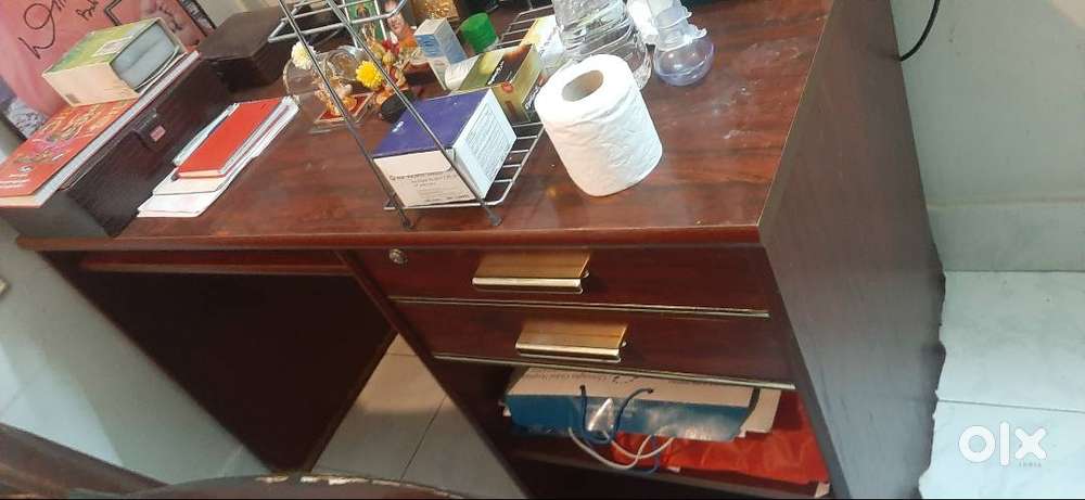 Writing table cum computer table with drawers for sale