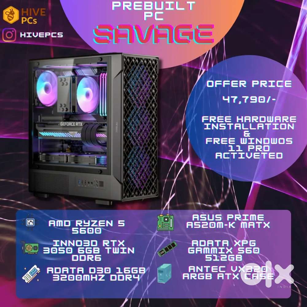 Gaming PC & Video Editing PC at Best Price!
