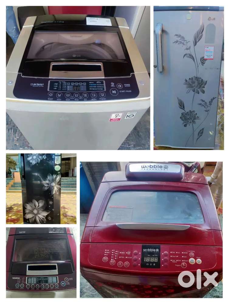 Fridge washing machine on rent