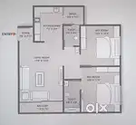 Full furniture flat for family and ready to move