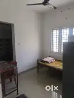 1bhk bath attached semi furnished without kitchen near railway station