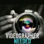 Hiring Videographer & Video Editor Full time