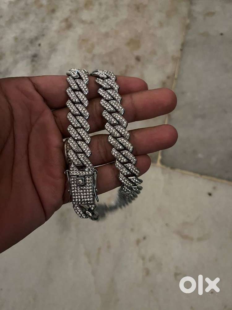 ICED Sliver Plated Chain