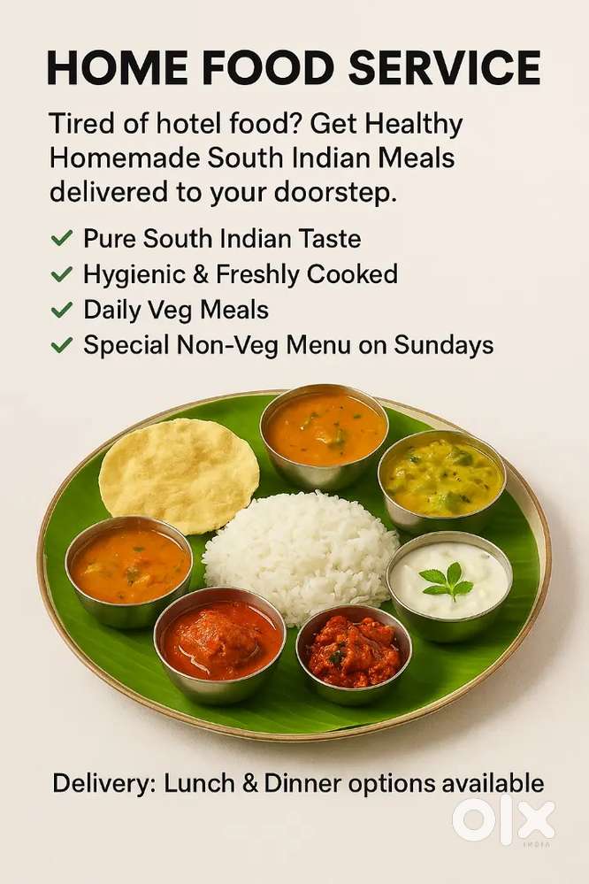 HOME FOOD AT CHENNAI BACHELOR