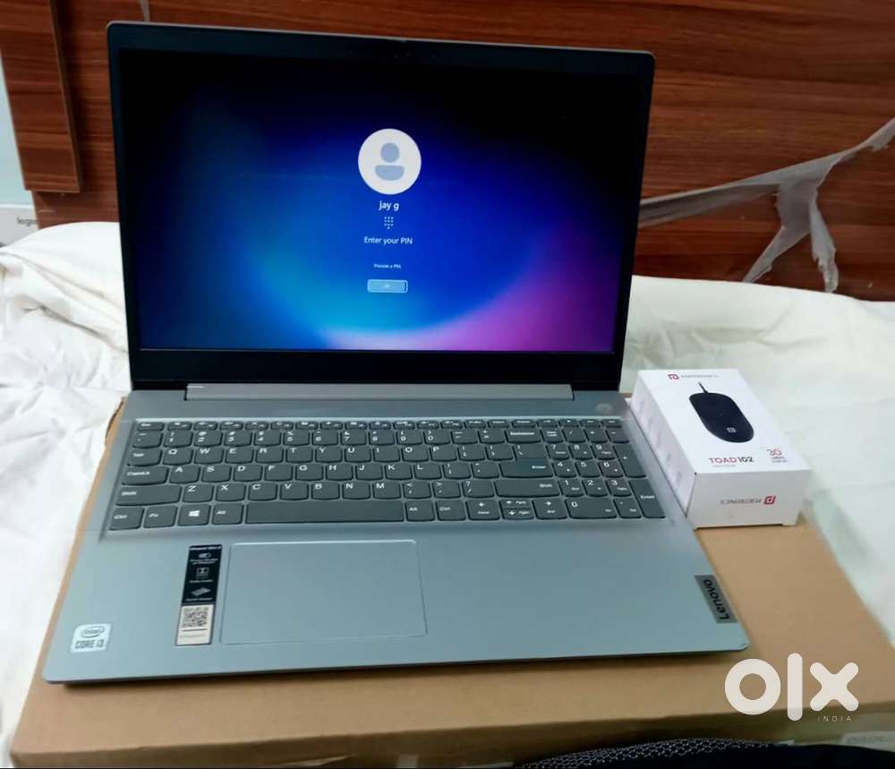 lenovo Ideapad slim 3 with box, bag ,charger,mouse