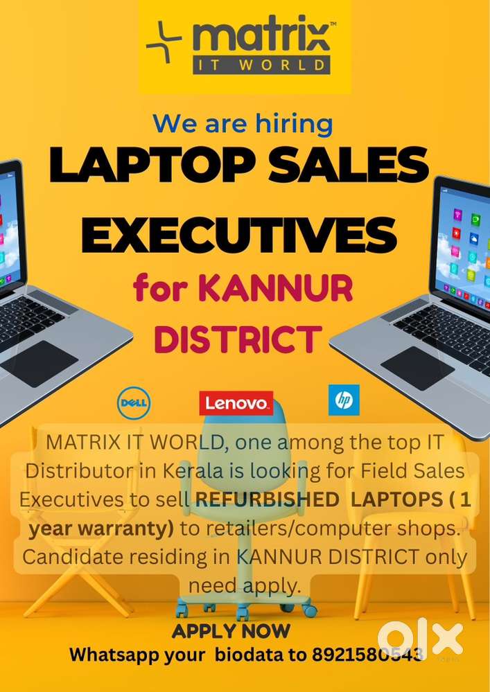 LAPTOP FIELD SALES EXECUTIVE