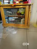 Wooden cupboard & storage tv tablet