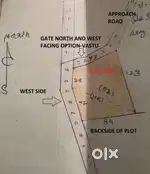 Original land with two way access