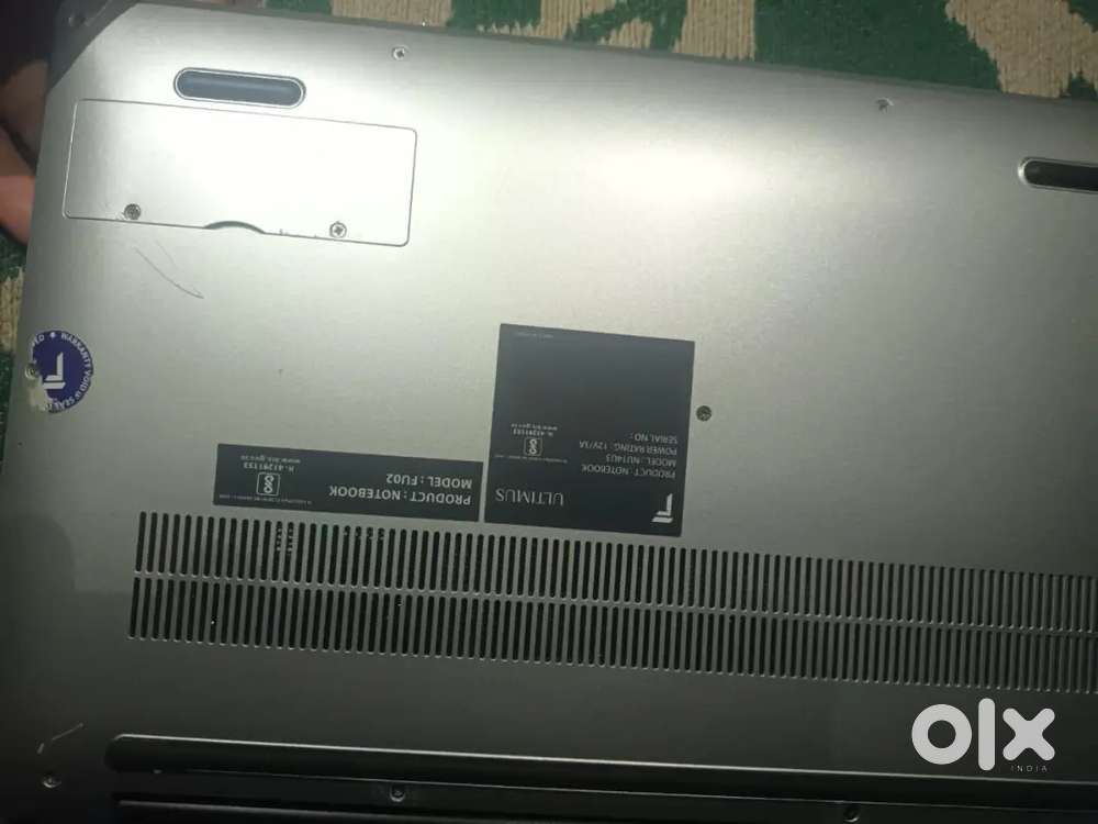 Ultimus laptop 8gb ram Ssd ase 256