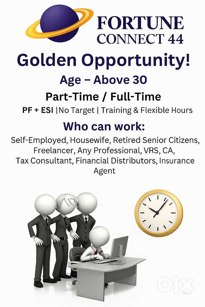 PART-TIME / FULL-TIME JOB – Reputed Financial Institution Role