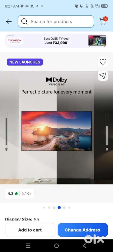 Tosiba tv brand new not use single day