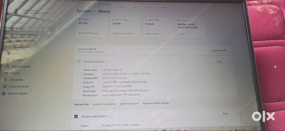 Hp Pavilion laptop i5