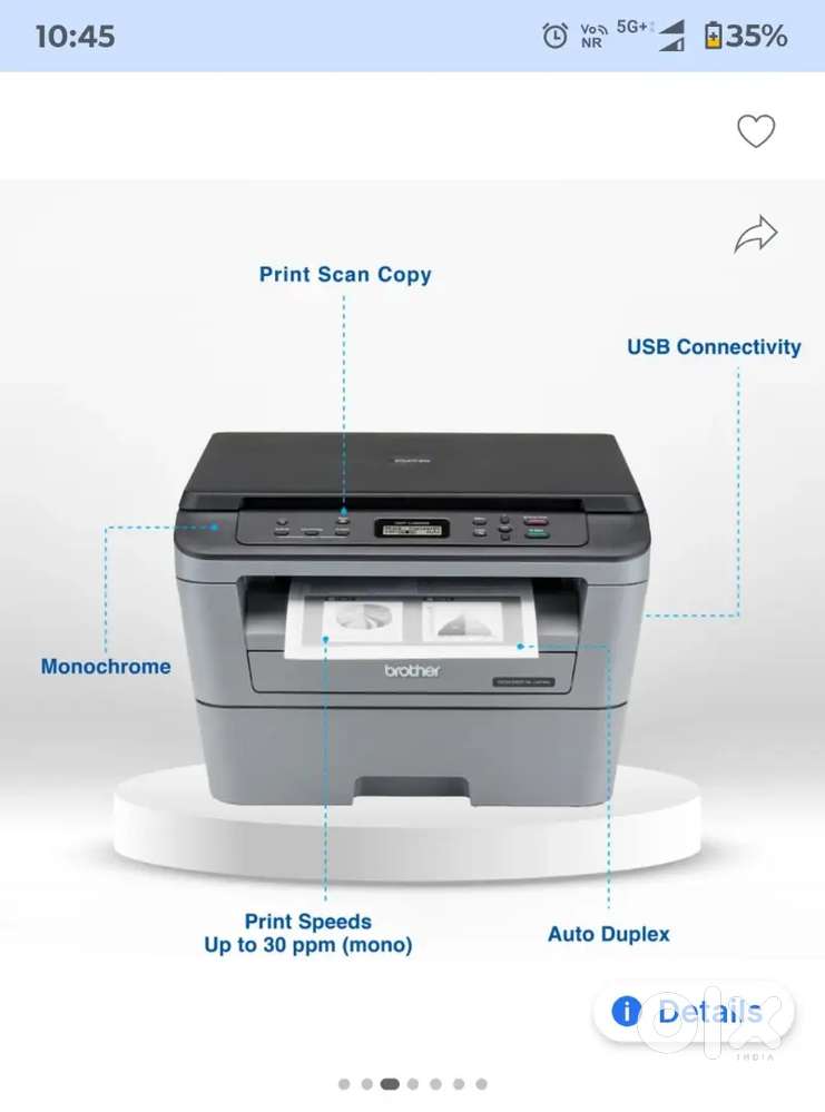 BROTHER DCP- L2520D monochrome laser printer