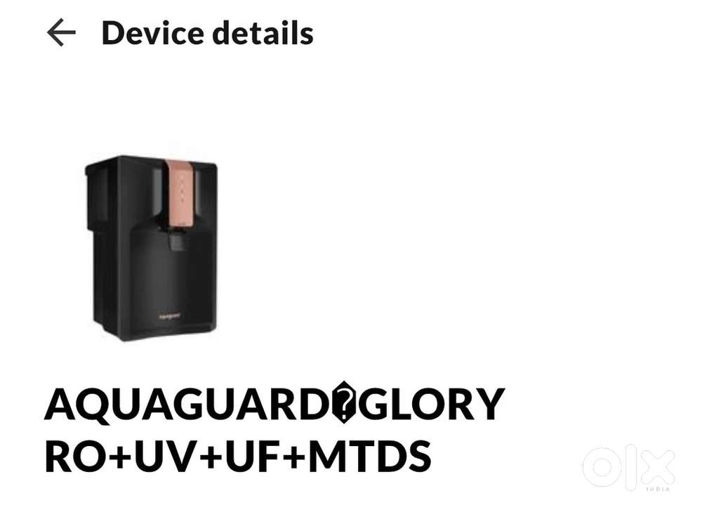 Aquaguard Water purifier RO+UV+UF+MTDS