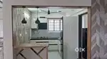 MODULAR KITCHEN INTERIOR WORK FALSE CEILING PARTITION PROFILE GLASS