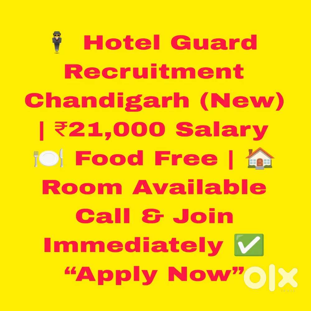 Hotel Jobs, Food Free, Room Chandigarh 17