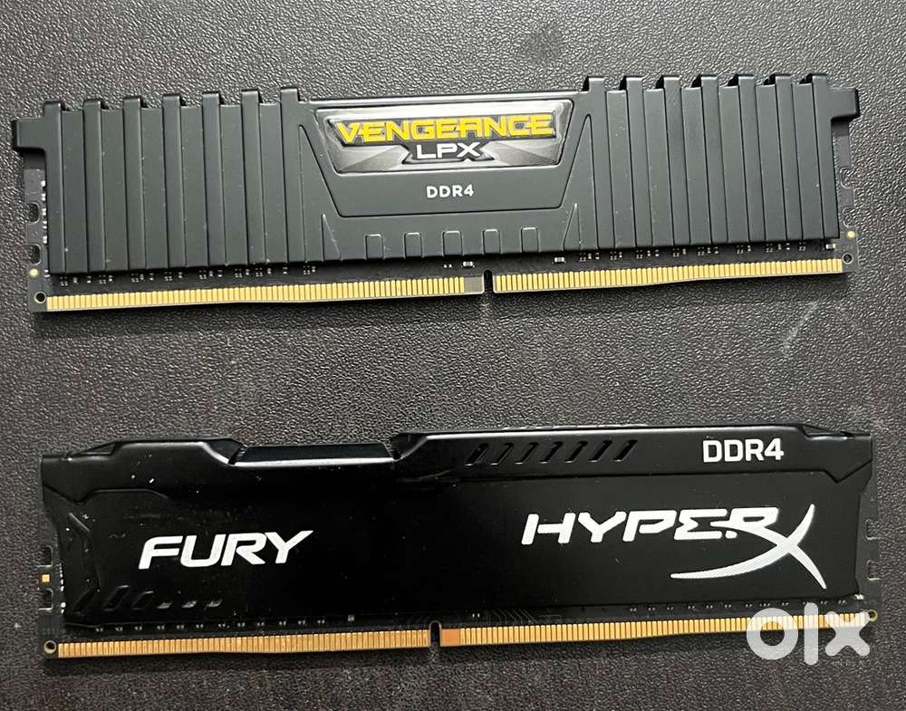 Corsair Vengeance DDR 4 16Gb + Fury Hyper X DDR 4 8GB