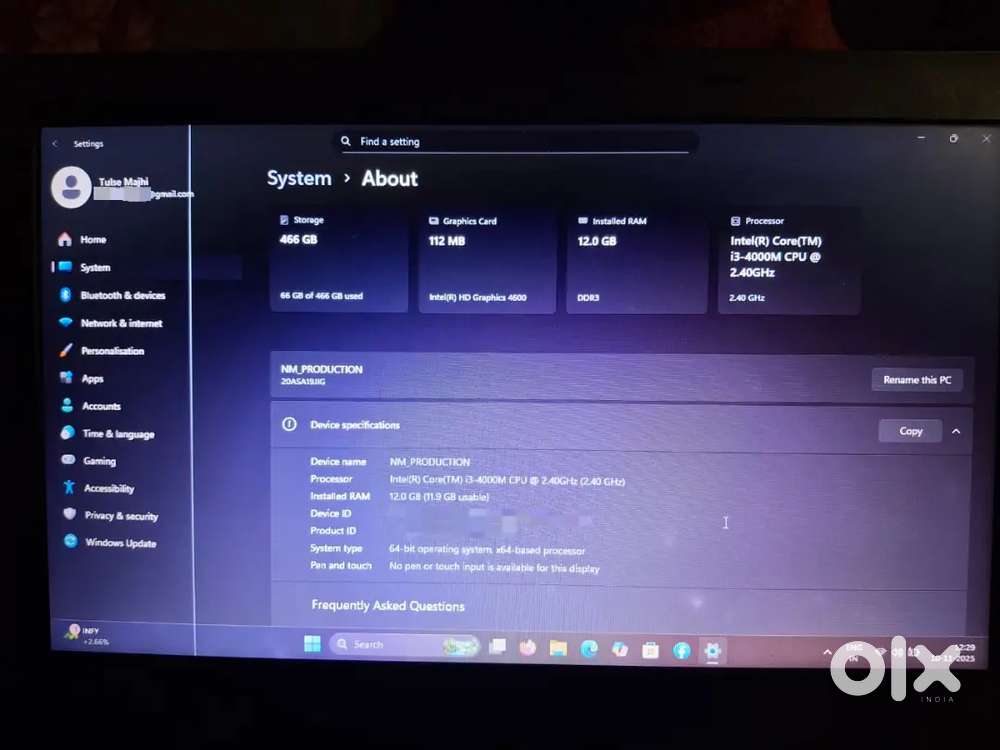 Lenovo ThinkPad 12gb/500gb