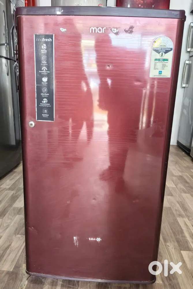 Mark single door fridge 190 liters free home delivery.