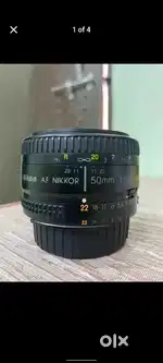 Nikon 50 mm f/1.8D AF prime lens