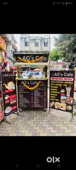 Cafe setup for urgent sale with all equipment.