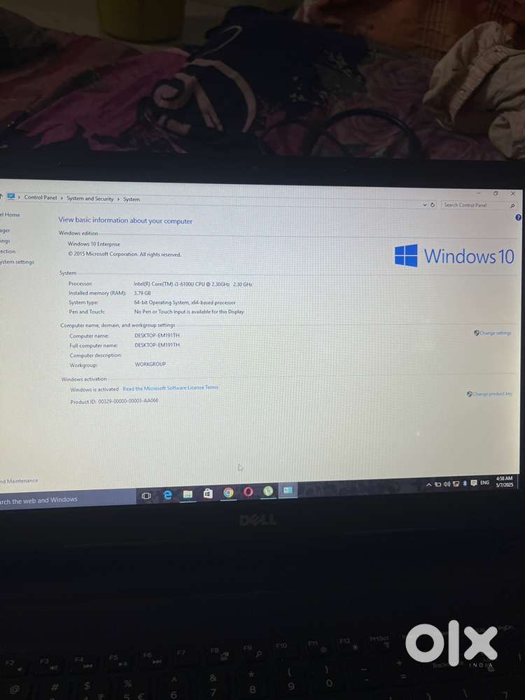 DELL Vostro 15-3568, Intel i3-6100U, 4GB  1 TB