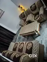 5 Seater sofa set with wooden table