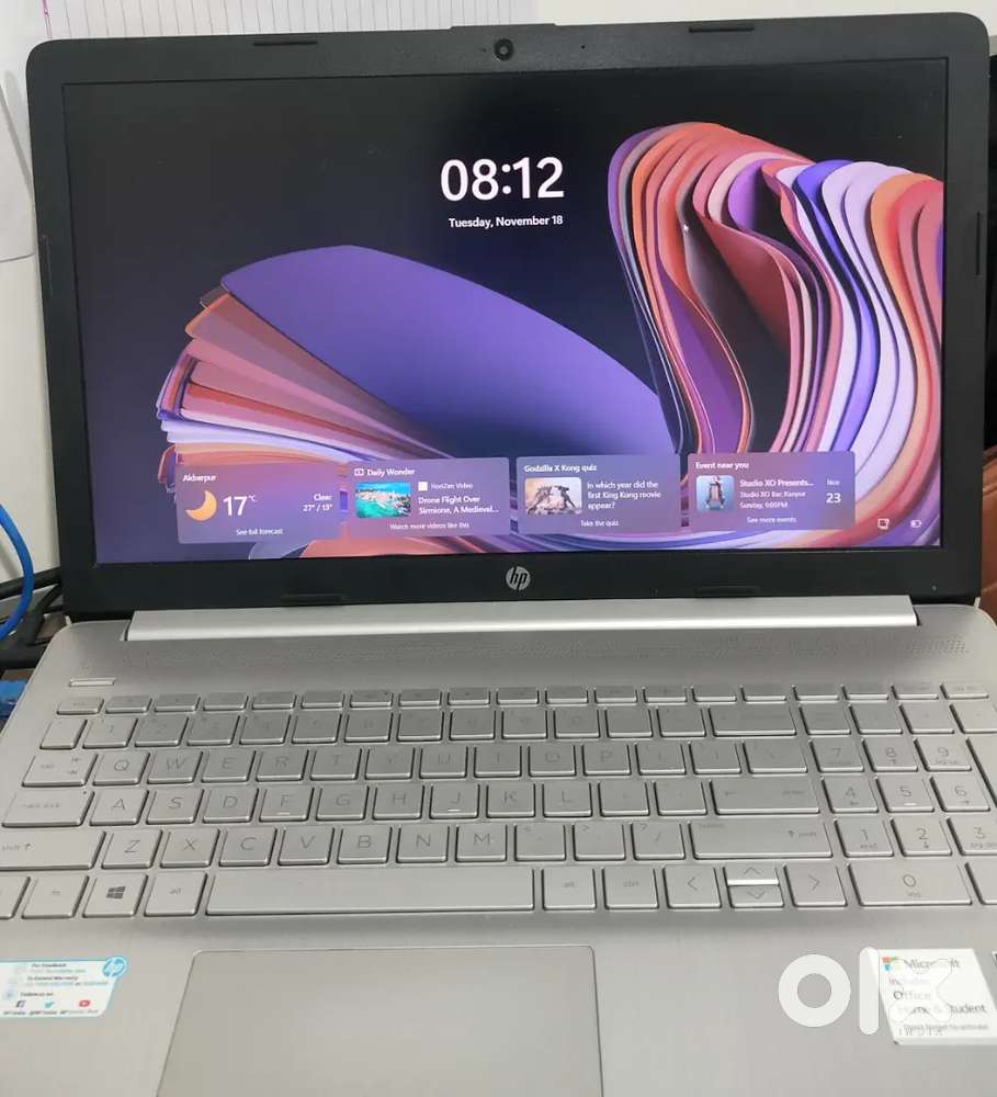 HP Laptop 15 Ryzen 3,8GB RAM 256GB SSD 1TB HDD Good Battery Mouse free