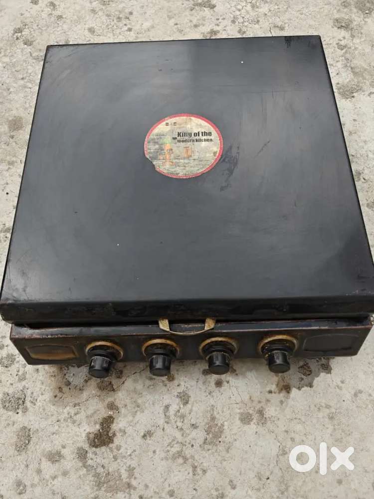 4-Burner Gas Stove & OTG for Sale