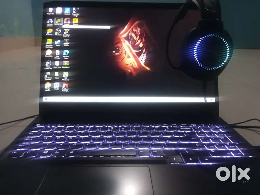 Lenovo ideapad gaming 3 with gaming headset & keyboard,mouse,pad