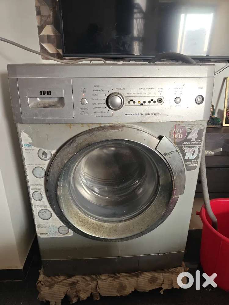 Front load washing machine - working condition