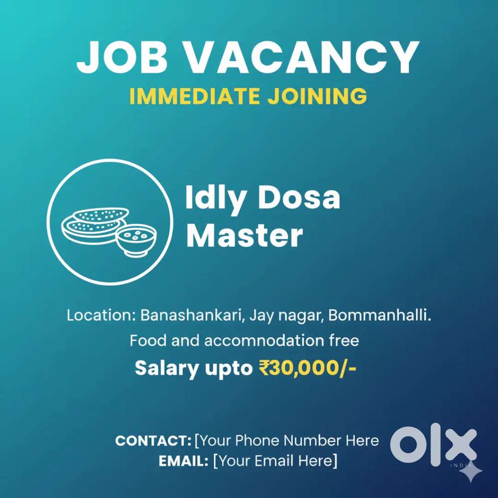 Dosa and idly master